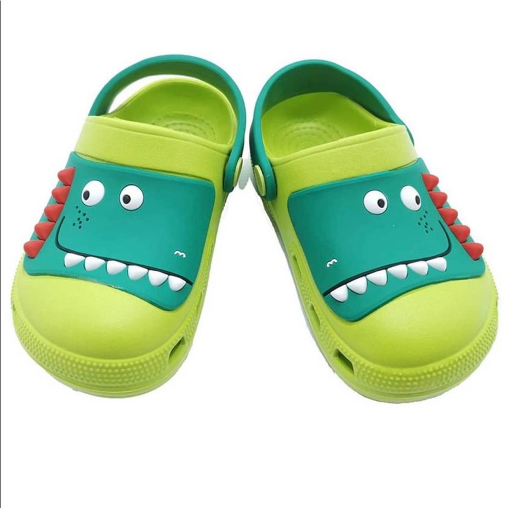 New Kids Boys Girls Dinosaur Clogs Toddler Slip On Lightweight Sandals
Size 2